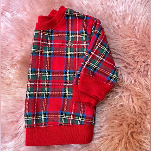Baby Gap Boy or Girl Red Tartan Plaid Holiday Set - Size 6-12 Months - Picture 5 of 14